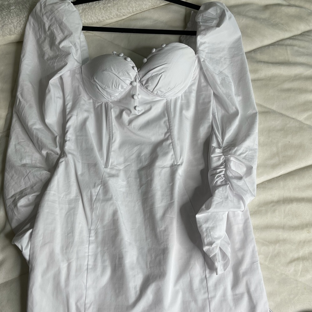 White Formal Fashion Nova Dress